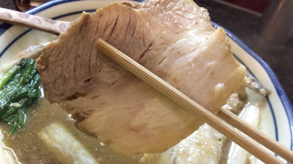 烈志笑魚油 麺香房 三くの煮干しラーメンのチャーシュー