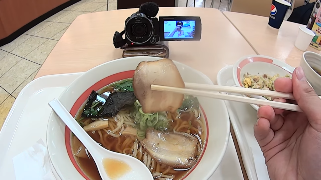 幸楽苑の中華そばのチャーシュー
