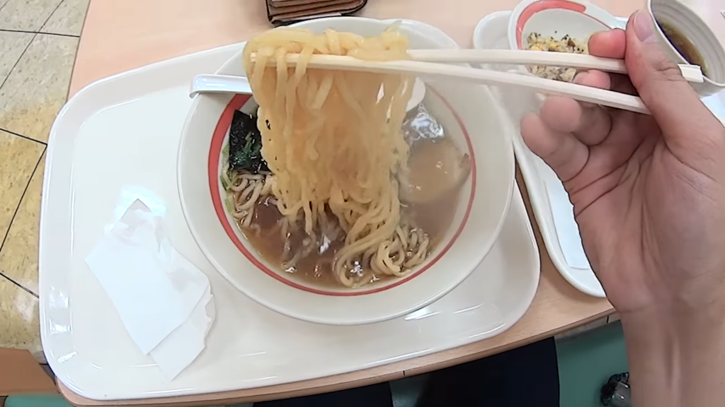 幸楽苑の中華そばの麺