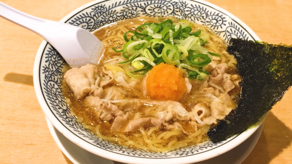 丸源ラーメンの肉そば