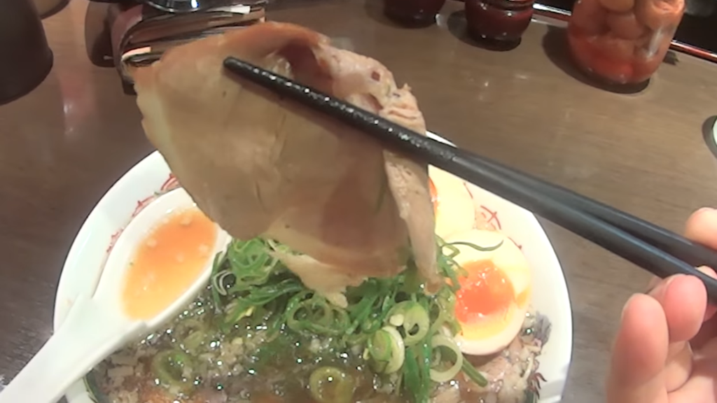 「来来亭石神井店」さんチャーシュー麺のチャーシュー