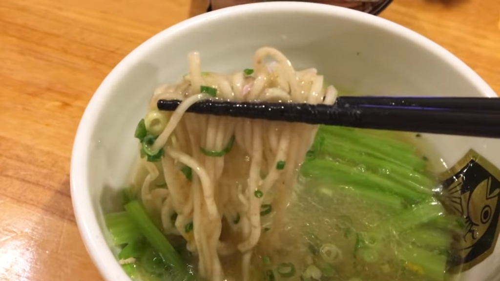 「真鯛ラーメン麺魚」さんの特製真鯛つけ麺の麺